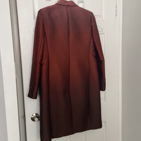 NEW MaxMara Women's Coat Sz 10 Bordeaux - Picture 7 of 7